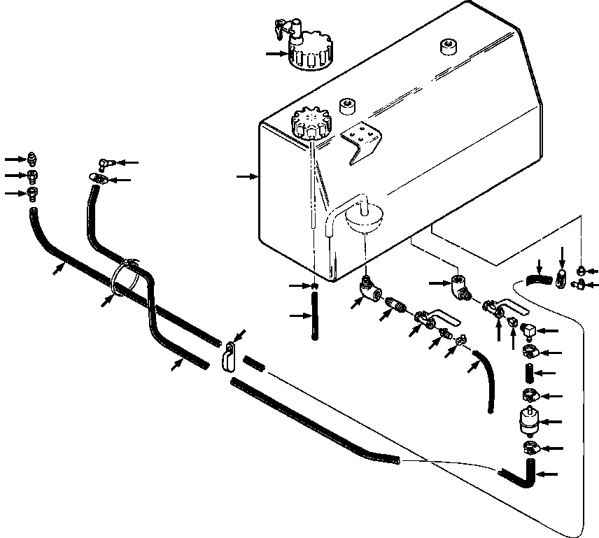NIPPLE, PIPE - 3/8x1 121 207 KOMATSU