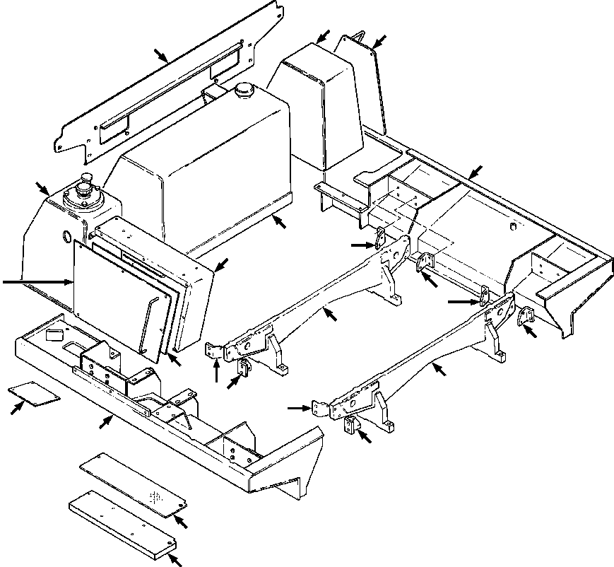 Крепёжный болт - 1/2NCx1 180 173 KOMATSU