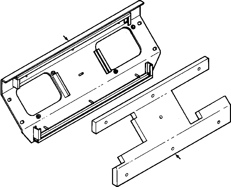 PLATE ASSY, REAR CLOSURE 1308 265 H91 KOMATSU