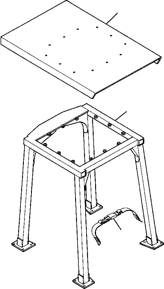 PLATE, ROOF 652 485 C1 KOMATSU