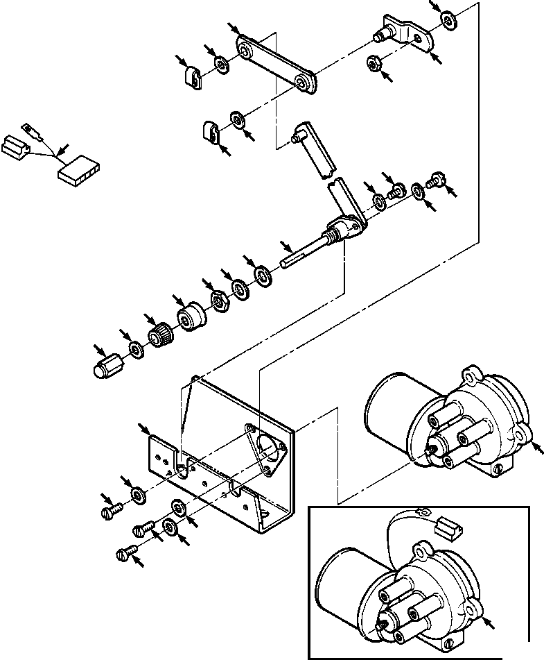SCREW, MOUNTING - #10NFx5/16 121 540 KOMATSU