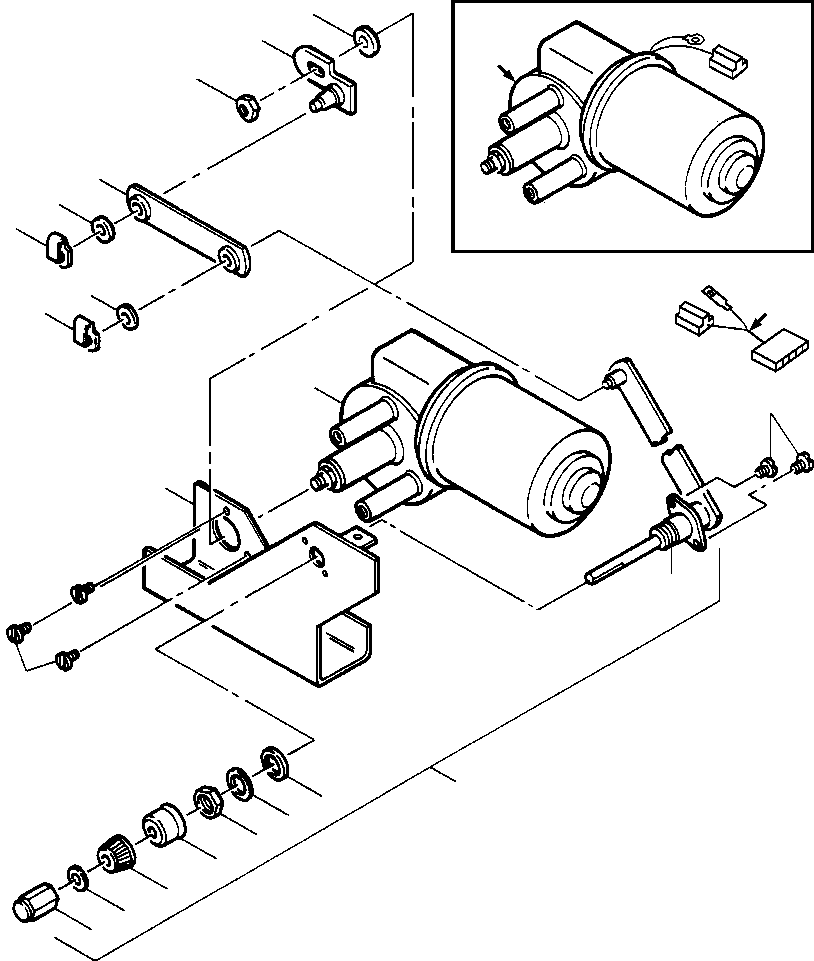 LINK, CONNECTING 732 899 C1 KOMATSU
