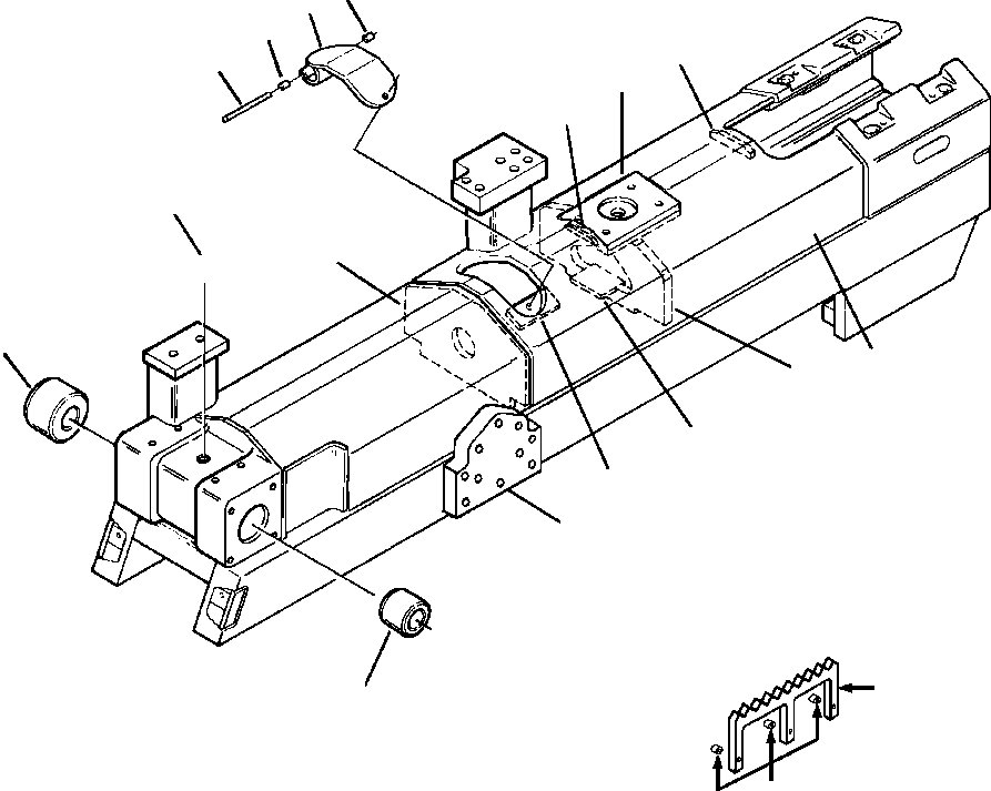 PIN, HEADED - 3/8x5-3/4 Q 671 KOMATSU