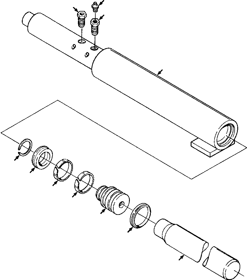 RING, GUIDE 325 249 C1 KOMATSU
