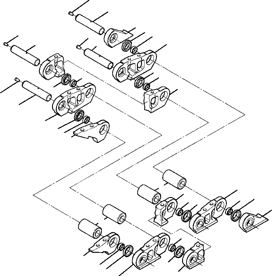 PIN, TRACK LINK 739 223 C2 KOMATSU