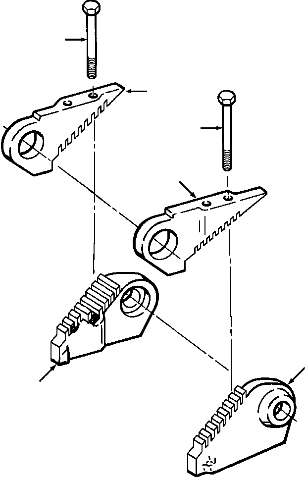 PACKAGE, SPLIT LINK - RIGHT 1301 308 H91 KOMATSU