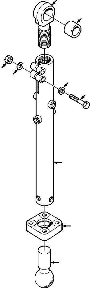 BALL, STRUT 605 632 C2 KOMATSU