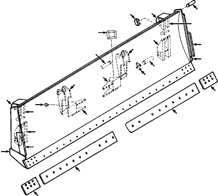 Режущая кромка 623 992 C1 KOMATSU