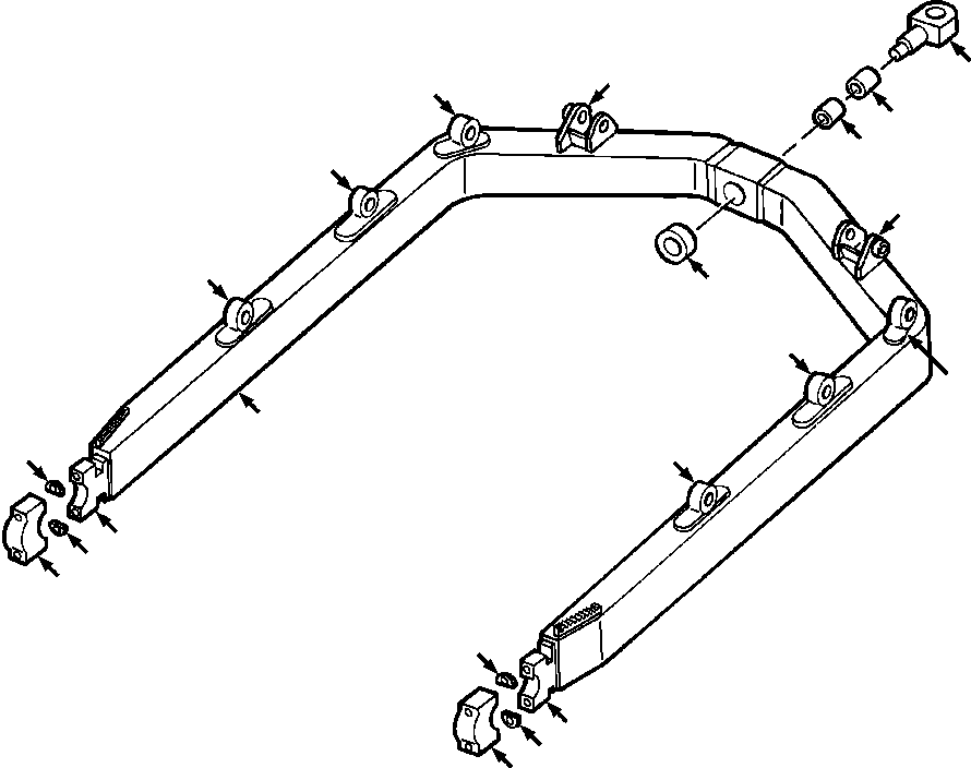 PIN, BLADE SWIVEL 668 730 C1 KOMATSU