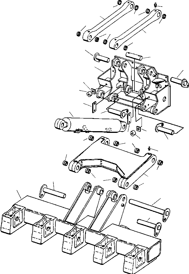 FRAME, DRAFT 710 161 C1 KOMATSU