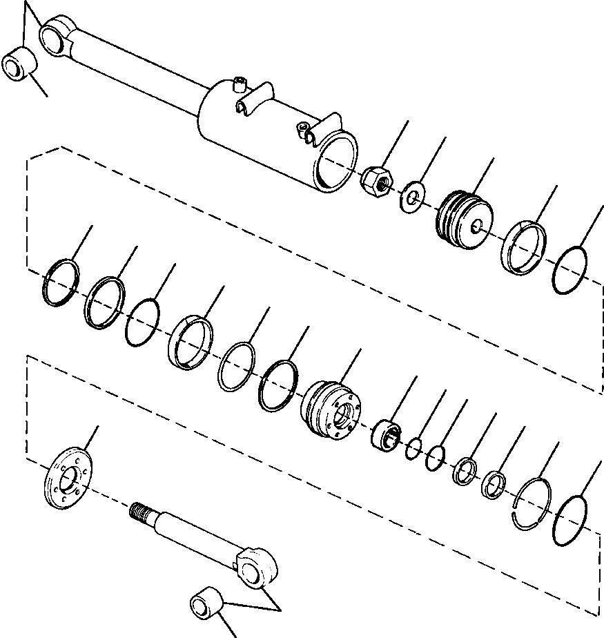 BODY ASSEMBLY, CYLINDER 742 529 C2 KOMATSU