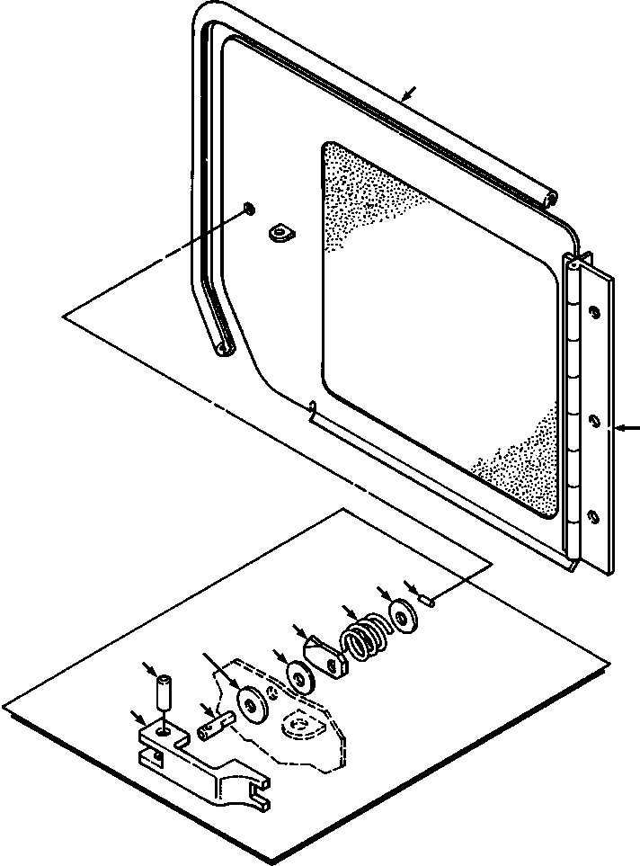 DOOR ASSEMBLY, RIGHT ENGINE SIDE 748 930 C91 KOMATSU