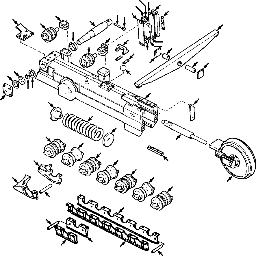 TRACK ROLLER SHIELD 1278 331 H91 KOMATSU