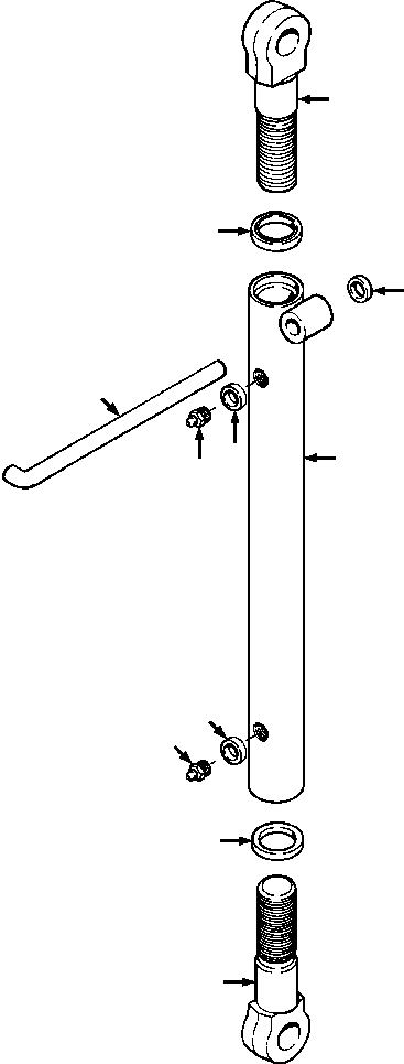STRUTS - BULLGRADER 1236 162 H91 KOMATSU