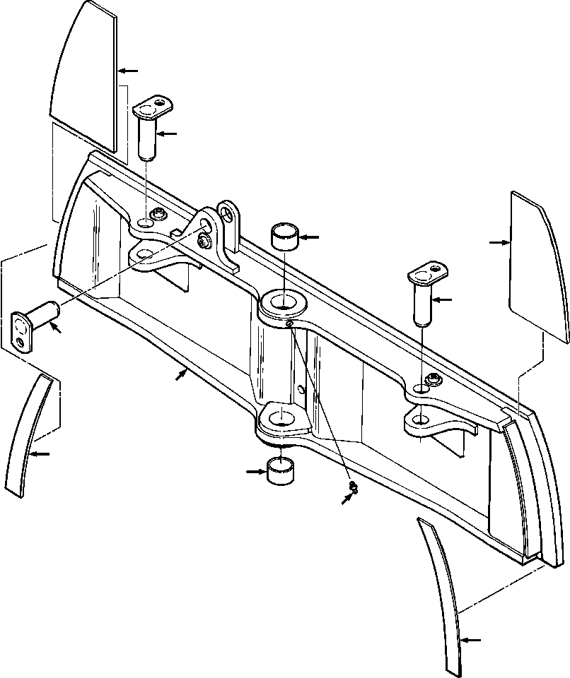 FRAME, ANGLING 1251 360 H92 KOMATSU