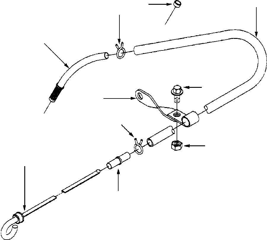 TUBE, OIL GAUGE 6735-21-5490 KOMATSU