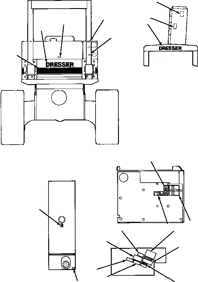 CHART, SERVICE 1252 962 H3 KOMATSU