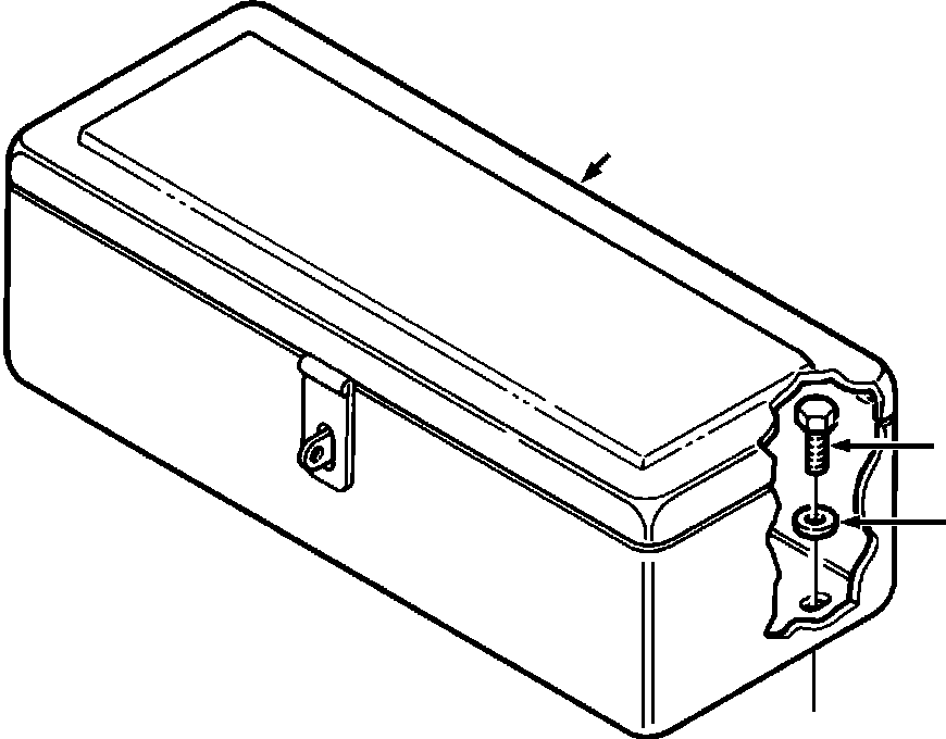 TOOL BOX ( 609 782 C91) KOMATSU