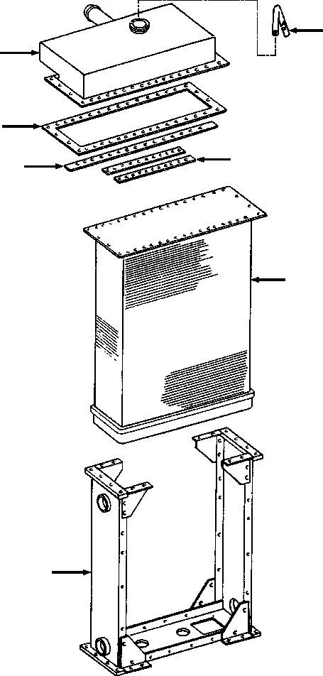 RADIATOR ASSEMBLY - PERFEX 709 166 C92 KOMATSU