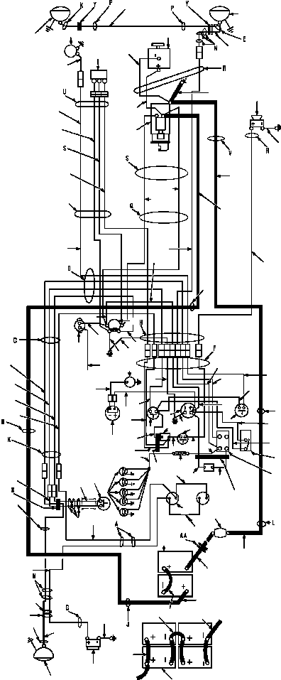 STRAP , ETHER WIRE TO ENGINE SHUT DOWN 935 522 C2 KOMATSU