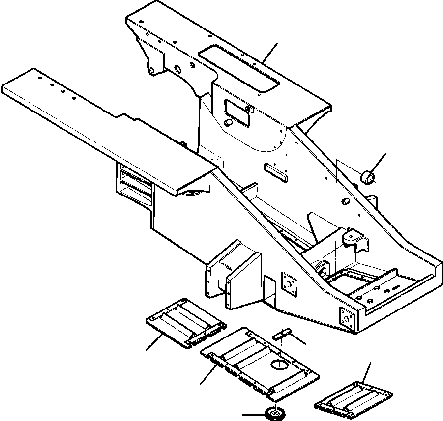 DOOR, FRONT 624 558 C1 KOMATSU