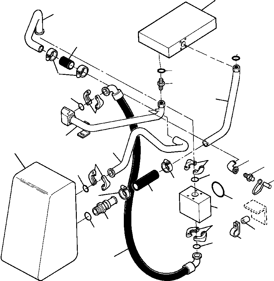 TUBE, SUCTION - AT TANK 646 240 C1 KOMATSU