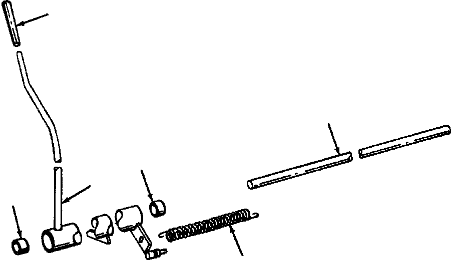 BUSHING, STEERING HAND LEVER 604 151 C1 KOMATSU