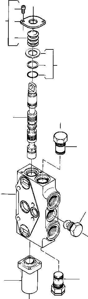 KIT, COMPLETE SECTION VALVE SEAL 1216 482 H2 KOMATSU