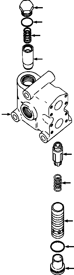 SPRING, SPOOL 656 266 C2 KOMATSU