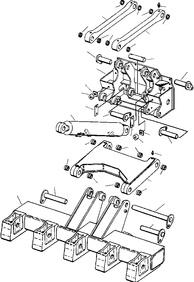 RIPPER ATTACHMENT - MODEL 15R5 - FACTORY ( 635 331 C91) KOMATSU