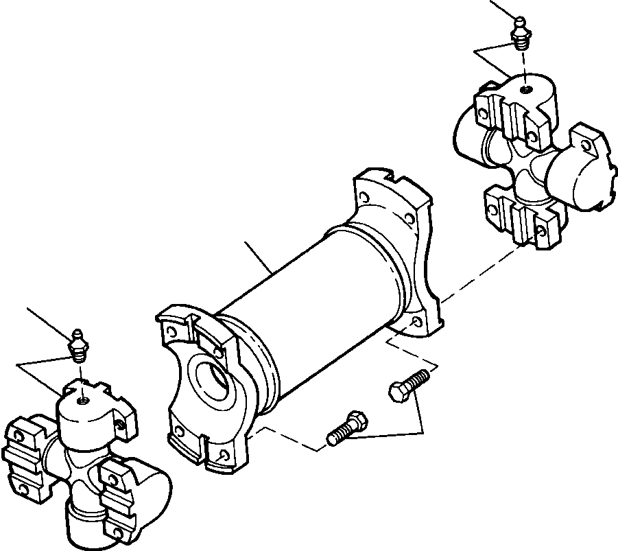 SHAFT ASSEMBLY, DRIVE 1210 632 H91 KOMATSU