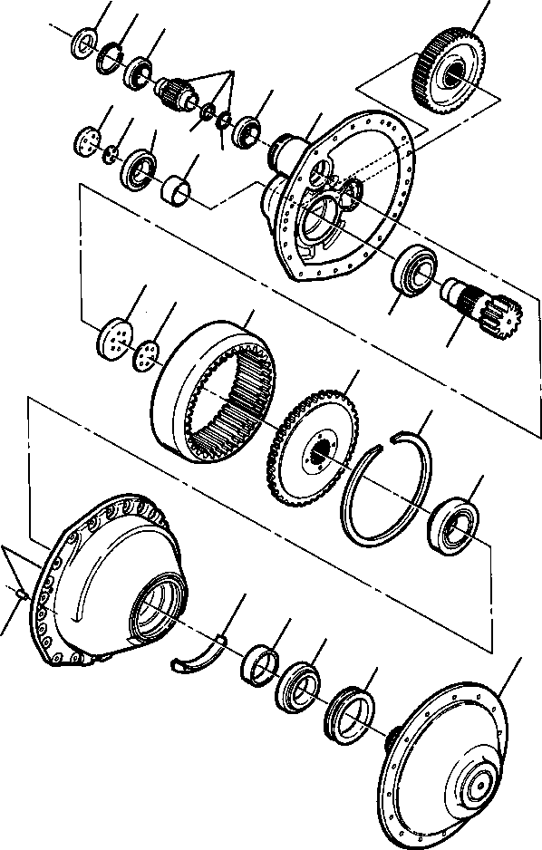 PINION AND COUNTERSHAFT (1207 382 H91) KOMATSU
