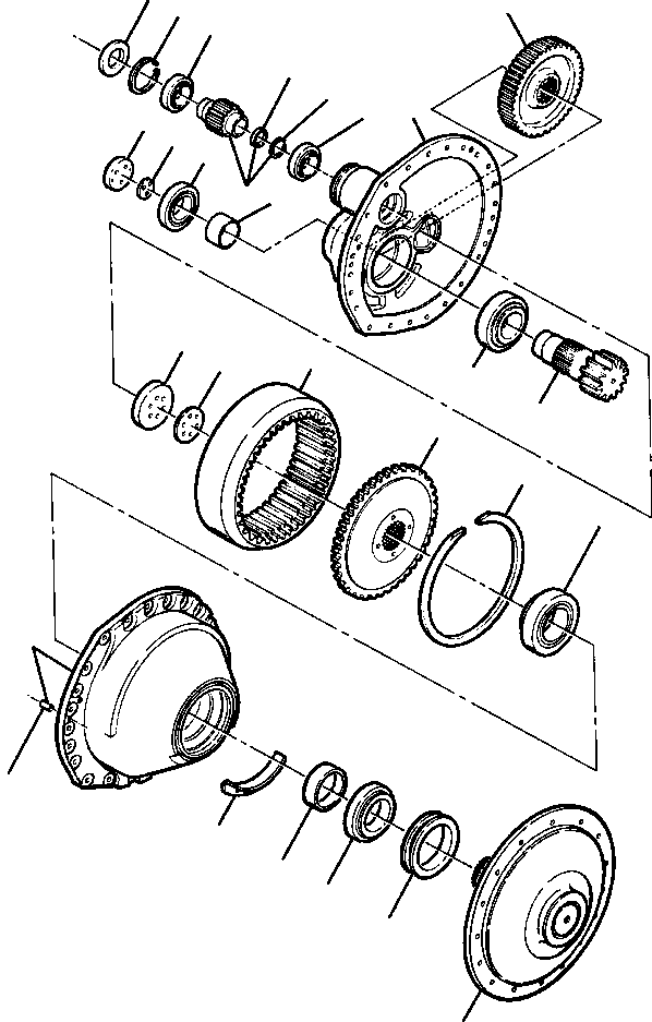 CARRIER, SPROCKET 741 867 C1 KOMATSU