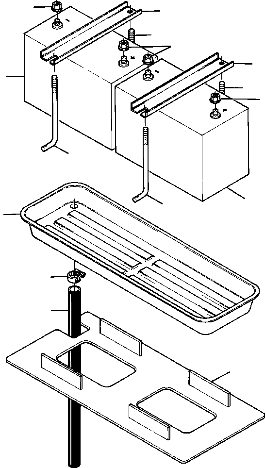 BATTERY, WARM START MW-3 106 252 KOMATSU