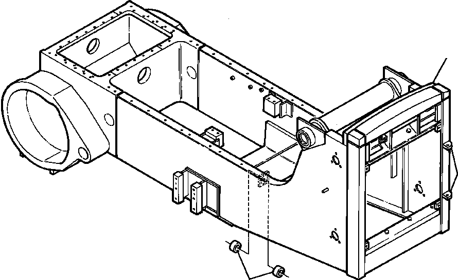 FRAME ASSEMBLY, MAIN (1237 093 H91) KOMATSU