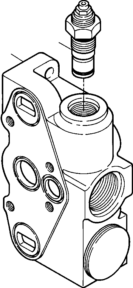 COVER ASSEMBLY, INLET (1216 461 H91) KOMATSU