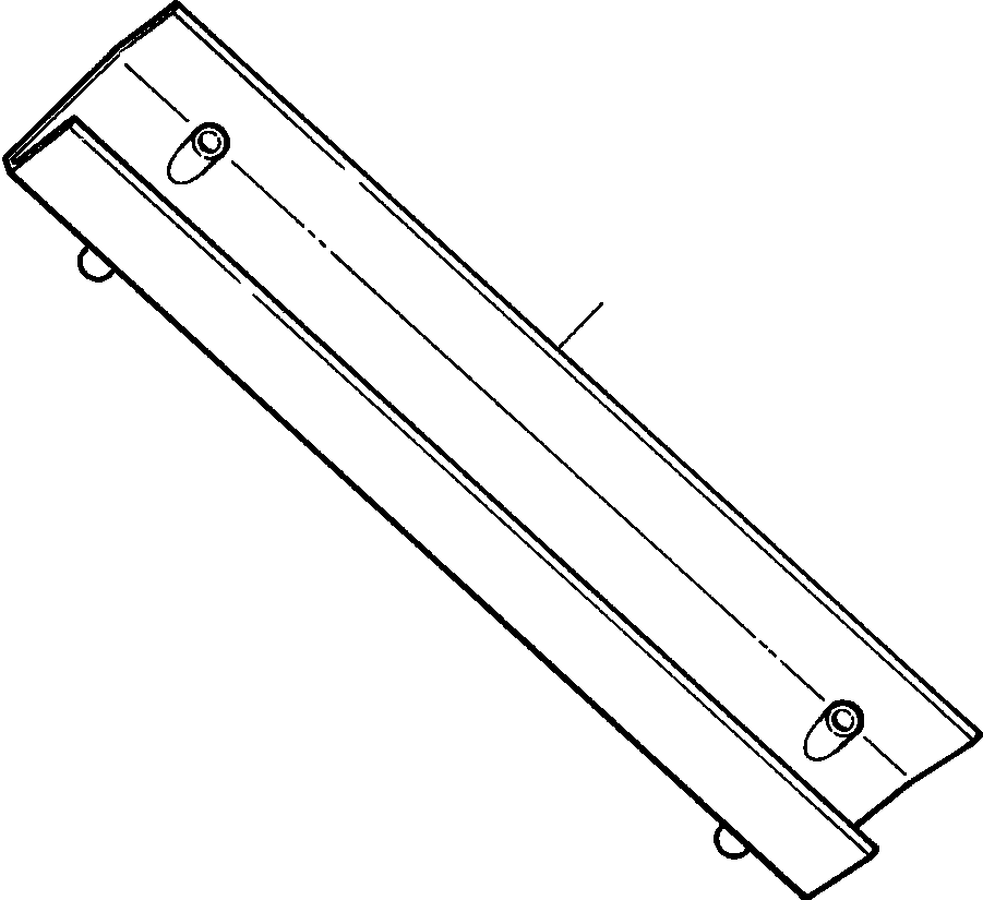 ATTACHMENT, LIFT CYLINDER TUBE GUARD (1237 795 H91) KOMATSU