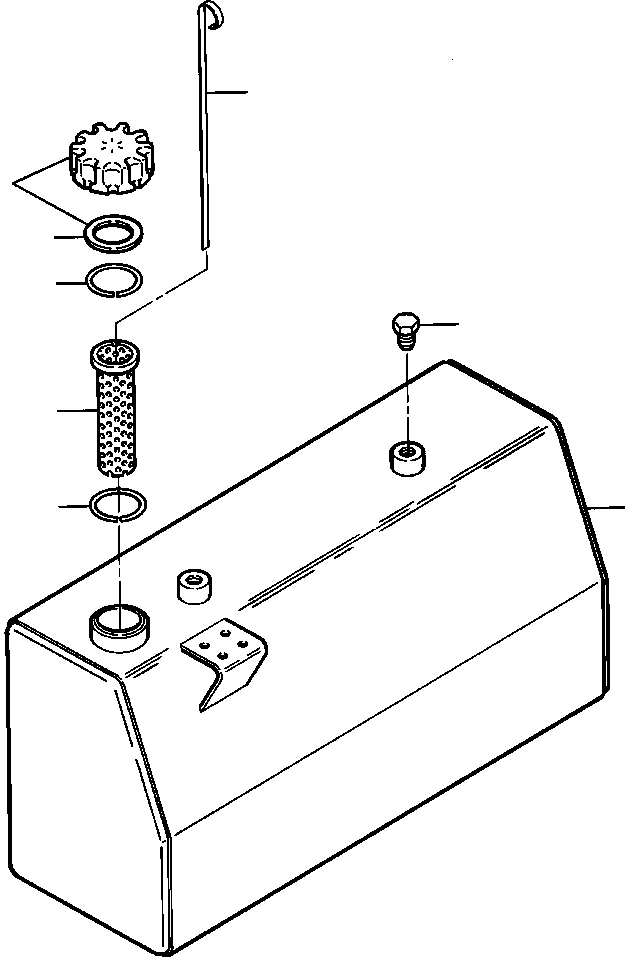 TANK ASSEMBLY, FUEL (737 567 C92) KOMATSU