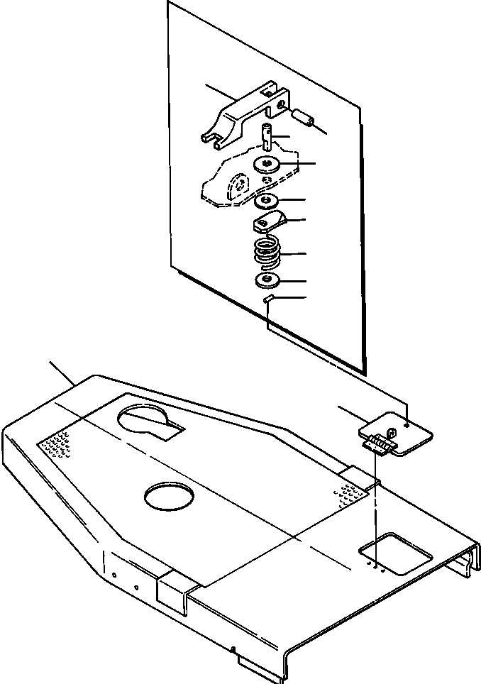 HOOD ASSEMBLY, PERFORATED (1237 750 H91) KOMATSU