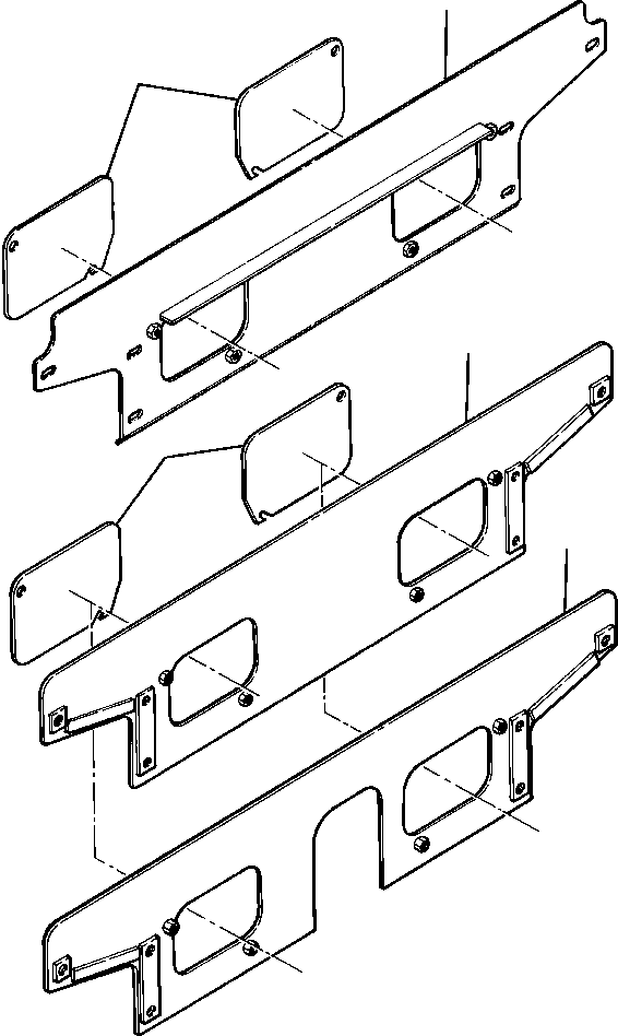 COVER, REAR CLOSURE 737 654 C2 KOMATSU