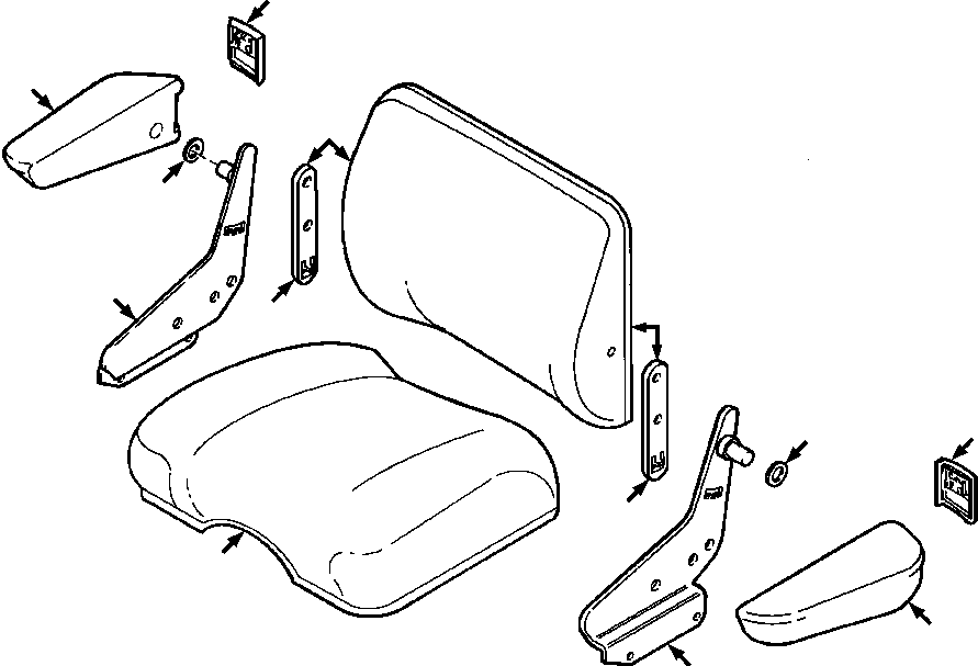 SEAT ASSY, UPPER (637 960 C91) KOMATSU