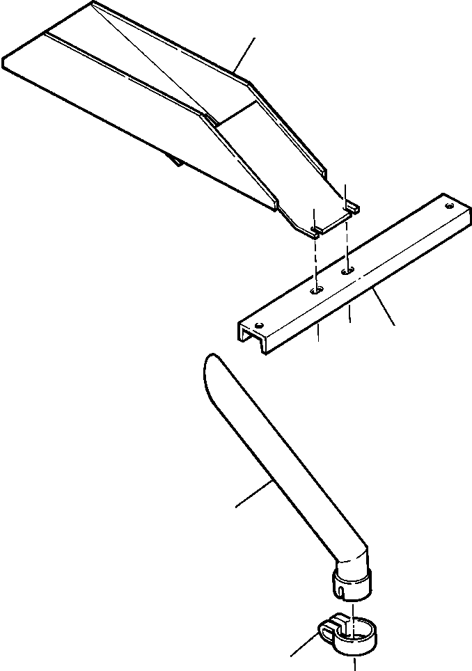 DRAWING, MUFFLER REWORK DEG 433 KOMATSU