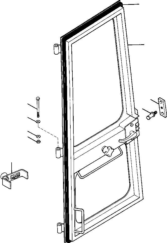 SEAL, DOOR (165.5 IN. LONG) 732 919 C1 KOMATSU