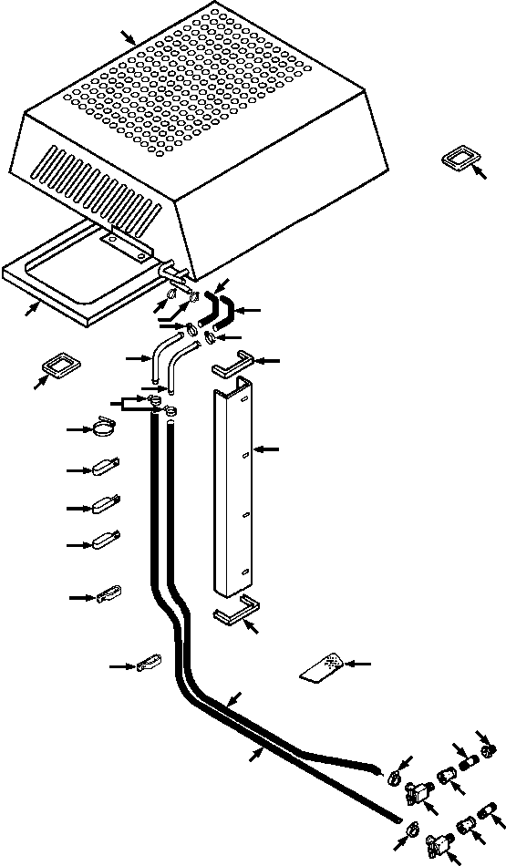 REDUCER, PIPE 142 834 KOMATSU