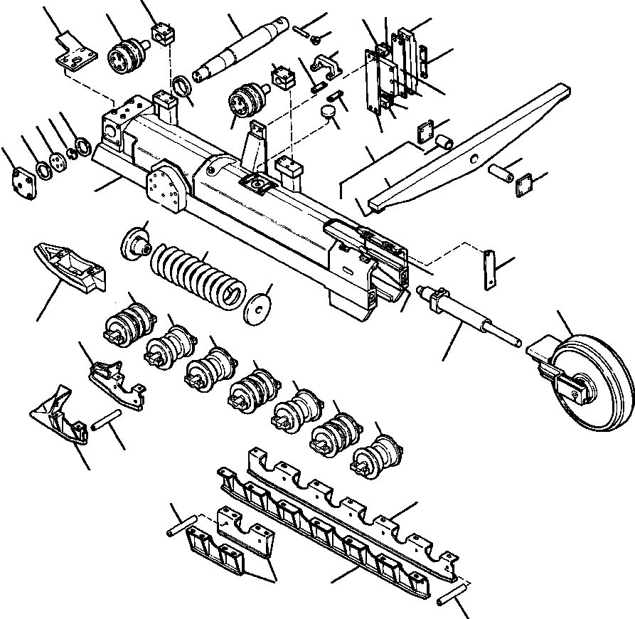 SHIELD, RIGHT TRACK ROLLER 743 357 C1 KOMATSU