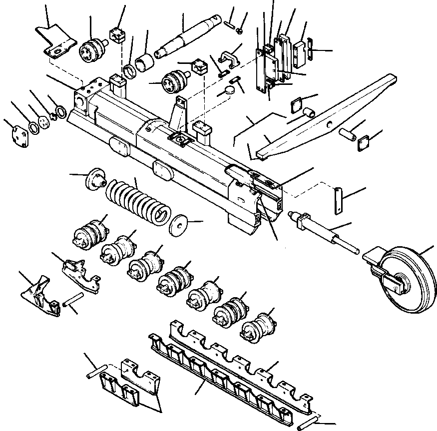 CHAIN GUIDE (1200 111 H91) KOMATSU