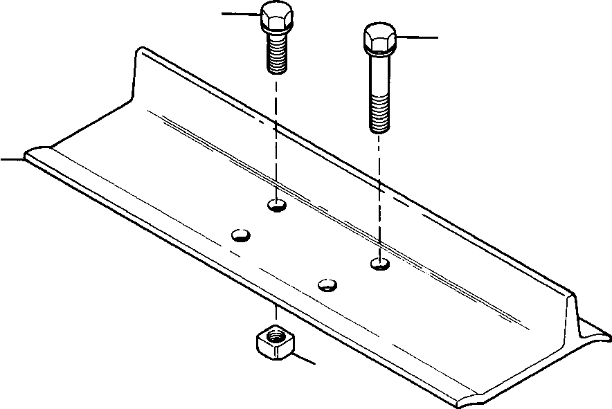 TRACK SHOE, 24 IN (703 889 C91) KOMATSU
