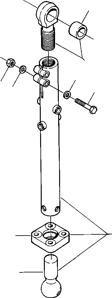 STRUT ASSEMBLY, DIAGONAL 737 844 C1 KOMATSU
