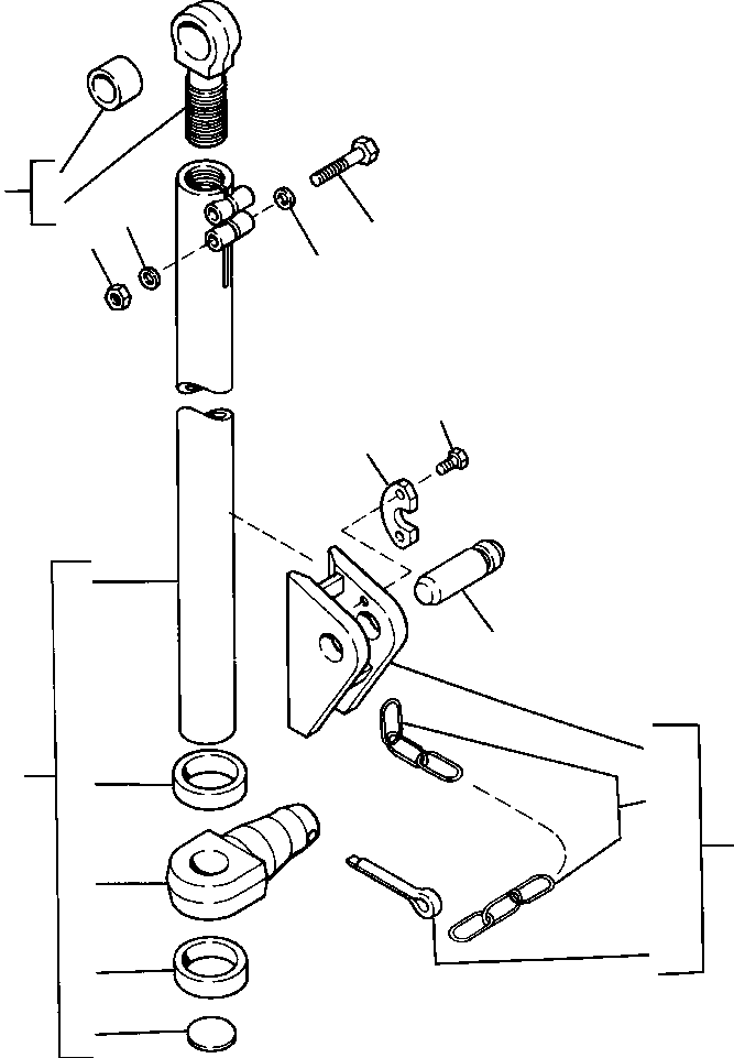 BRACKET, UPPER STRUT 742 028 C1 KOMATSU