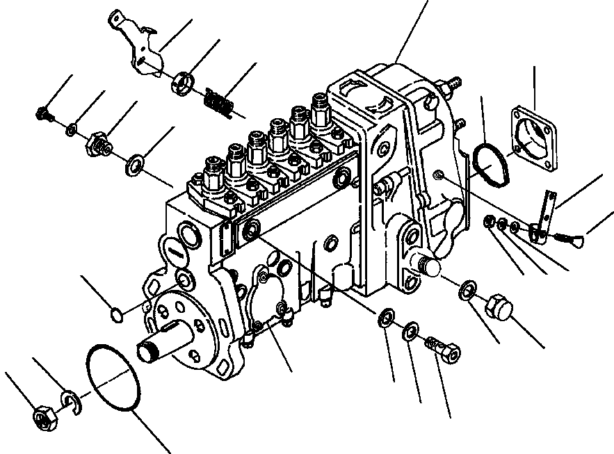 PUMP, FUEL INJECTION 1307 659 H1 KOMATSU